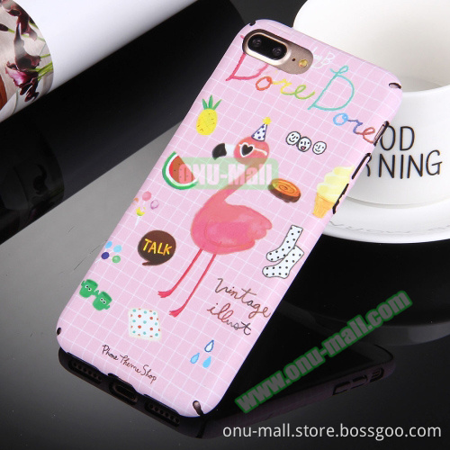Creative Pattern PC Protective Back Case Cover for iPhone 7 Plus for Girls